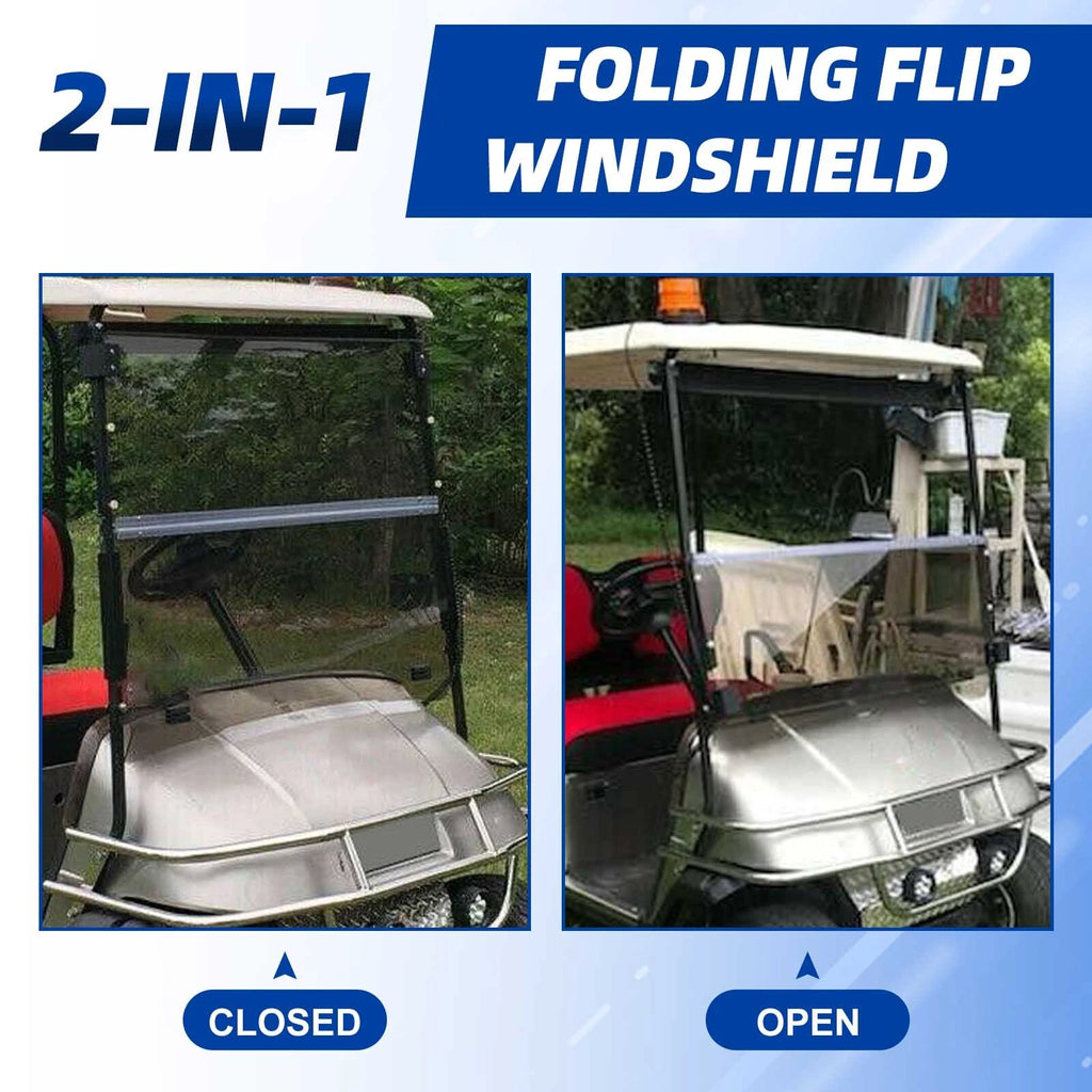 Folding Windshield for EZGO TXT (1994–2014) Tinted Windscreen