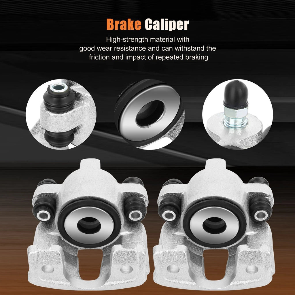 Brake Calipers w/ Bracket Kit Pair for Ford F-150 (1998–2003)
