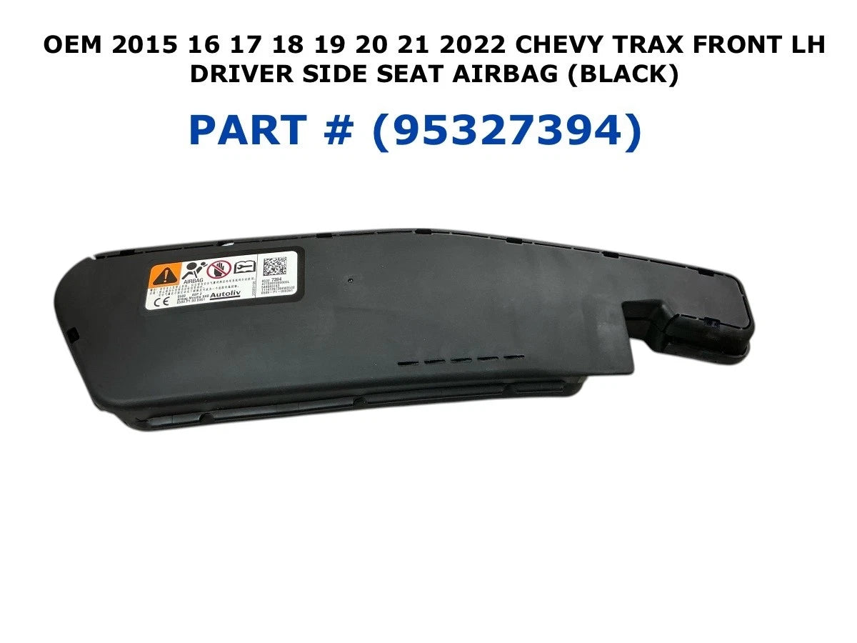 Front Left Seat Airbag for Chevy Trax (2015–2022) - Black 95327394