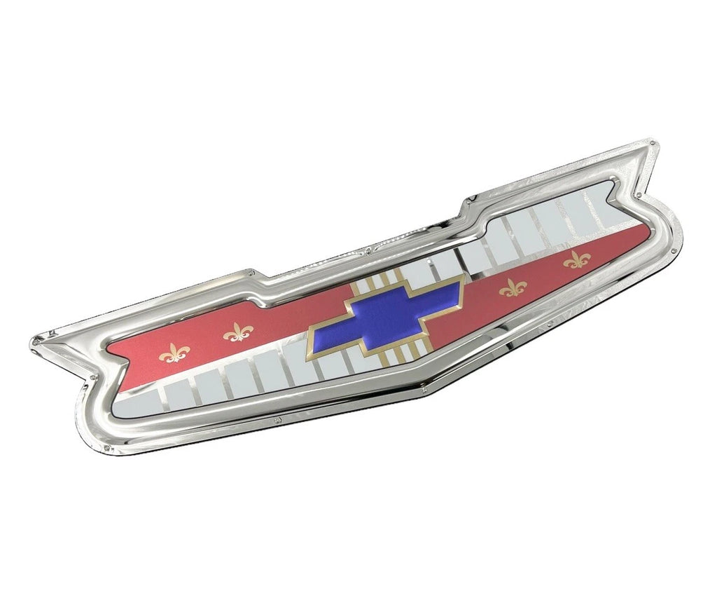 Gold Logo Emblem Metal Sign for Chevrolet Tri-Five (1955–1957)