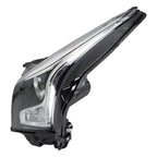 Left Halogen Headlight for Cadillac ATS (2013–2018) Chrome Housing, Bulb Included