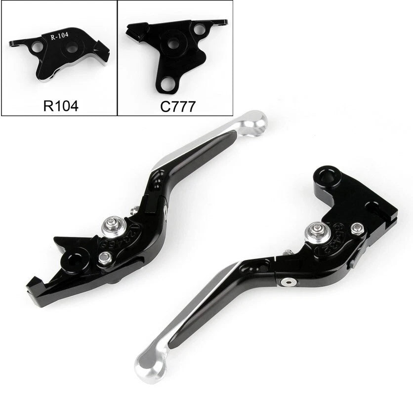 Adjustable Folding Brake Clutch Levers for Yamaha MT-01 V-MAX (2005–2009)