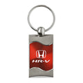 Red Rectangular Wave Keychain - Officially Licensed for Honda HR-V