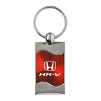 Red Rectangular Wave Keychain - Officially Licensed for Honda HR-V