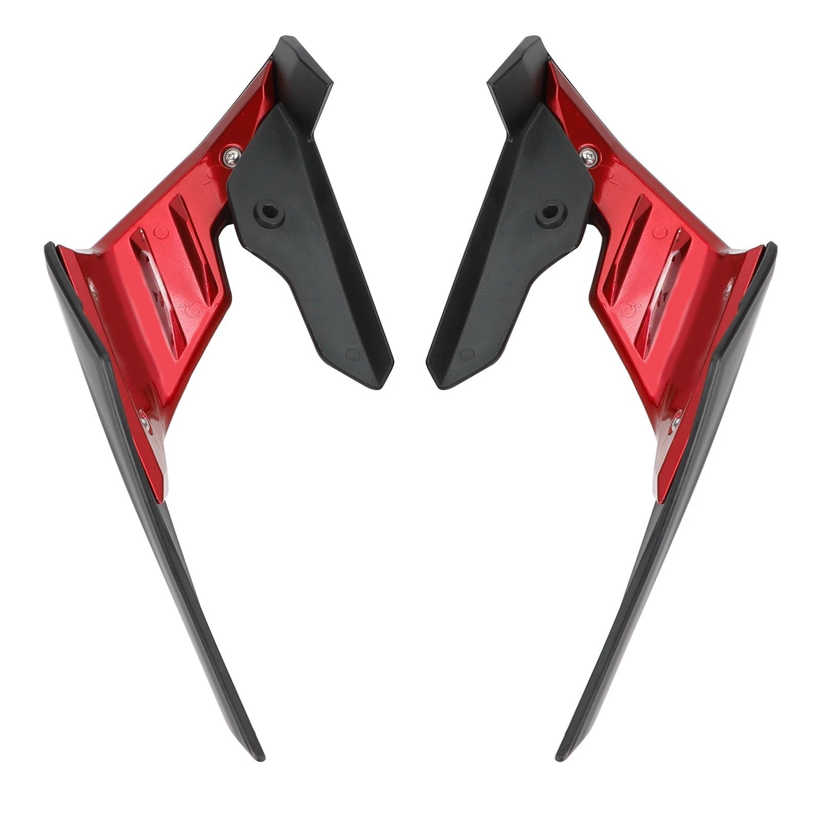 Side Spoilers for Honda CB650R (2019–2023) - Aerodynamic Wing Deflector Red