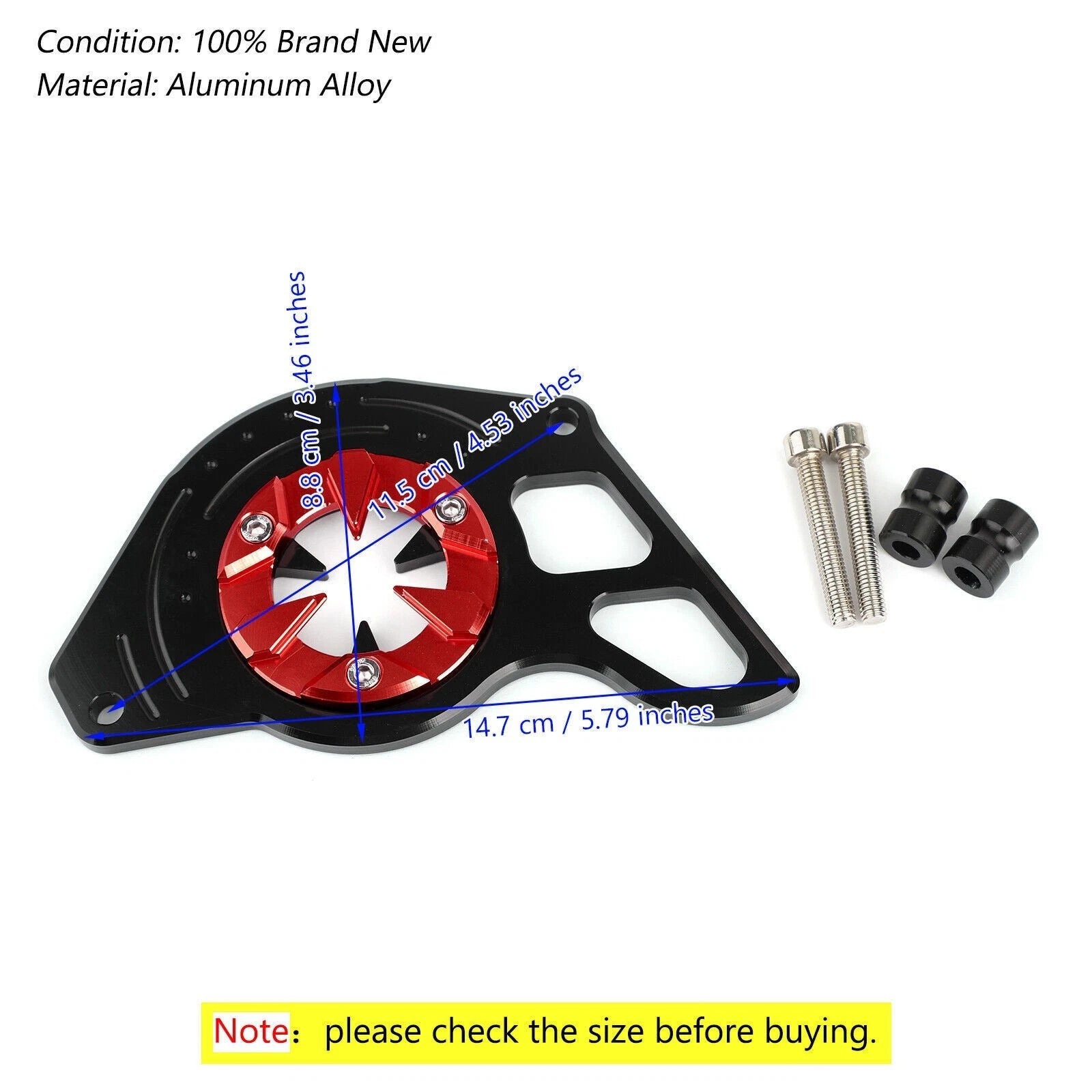 Front Sprocket Chain Guard Cover for Honda Grom MSX125 MSX125SF (2013–2023) Red