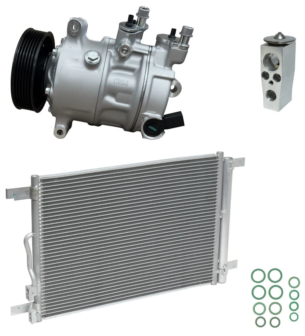 AC Compressor Kit with Condenser for Volkswagen Tiguan 2.0L (2020–2024)