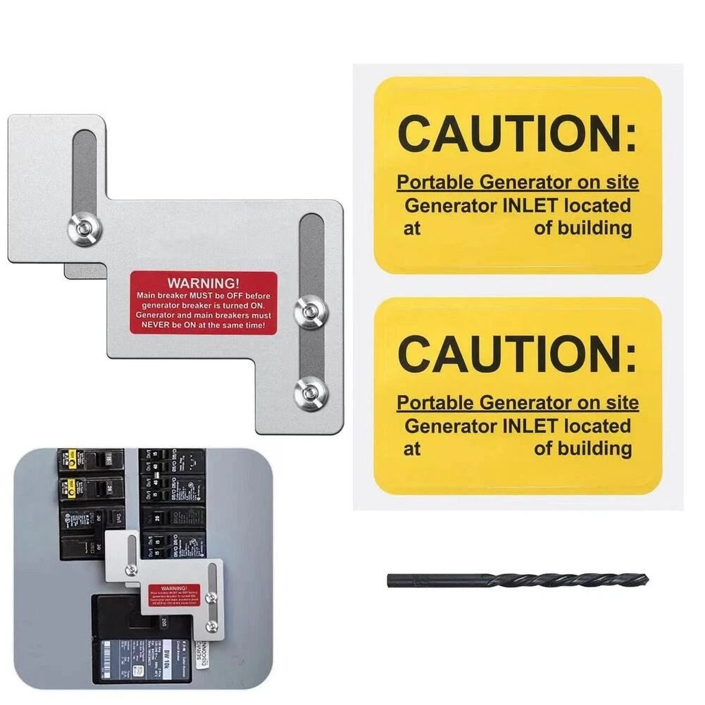 Electrical Panel Kit for 150&200A Breakers - Aluminum Alloy, Hex Nuts