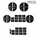Set AC Dash Button Repair Kit Decal Stickers for Car