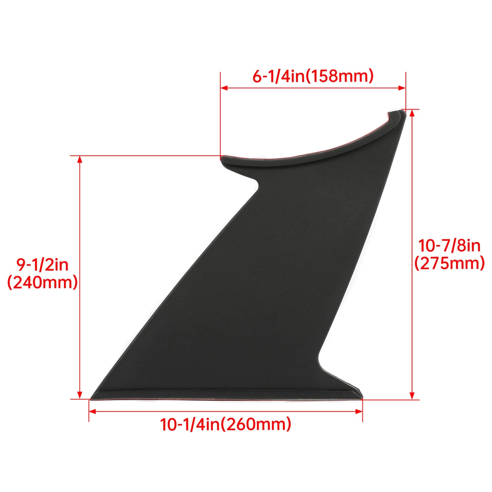 2X Spoiler Wing Stabilizer for Subaru WRX STi Sedan (2015–2021)