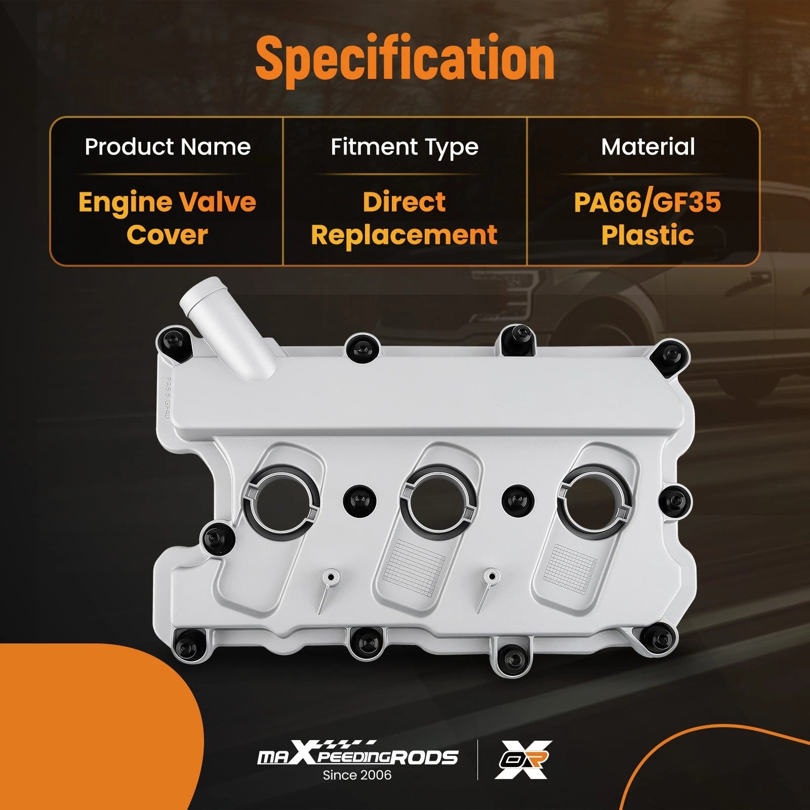 Right Valve Cover Assembly for VW Touareg Audi Q7 3.0L V6 (2011–2019) 06E103472N