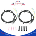 2X ABS Wheel Speed Sensor Wire Harness for Chevrolet Buick Cadillac 