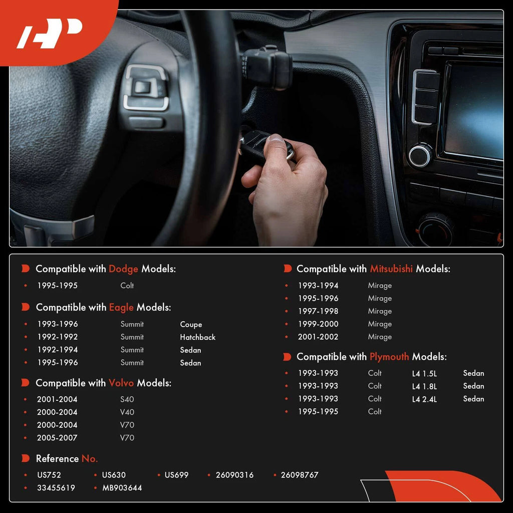 Ignition Starter Switch for Volvo S40 V40 (2001-2004)
