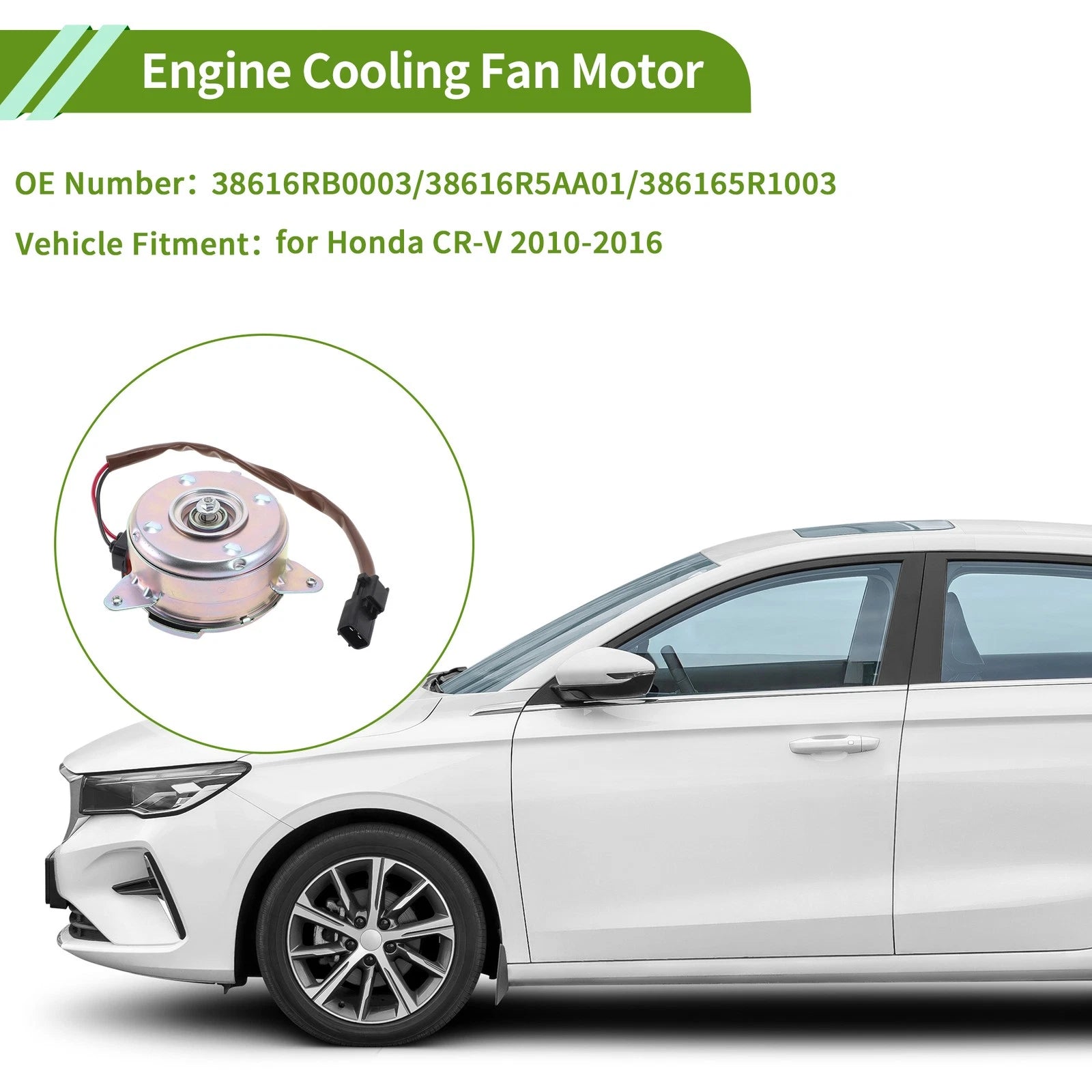 Radiator Fan Motor for Honda CR-V (2010–2016) No. 38616RB0003