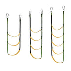 Foldable Marine Rope Ladder for Kayak Canoe Motorboat (Steel Hook)