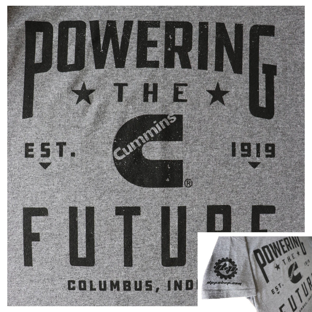 Cummins Distressed Look T-Shirt for Powering the Future (DPP Exclusive)