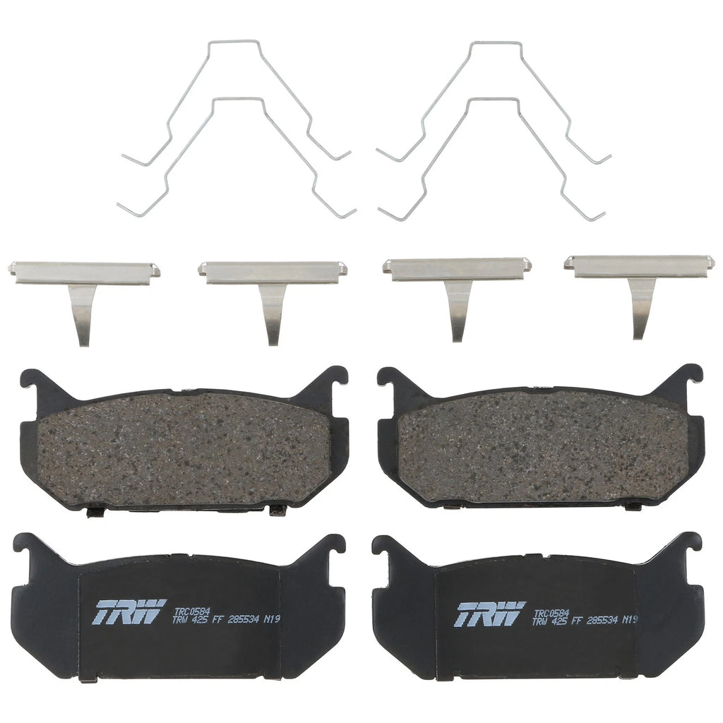 Set of 4 Disc Brake Pads for Mazda 626 (1993–2002)