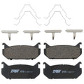 Set of 4 Disc Brake Pads for Mazda 626 (1993–2002)