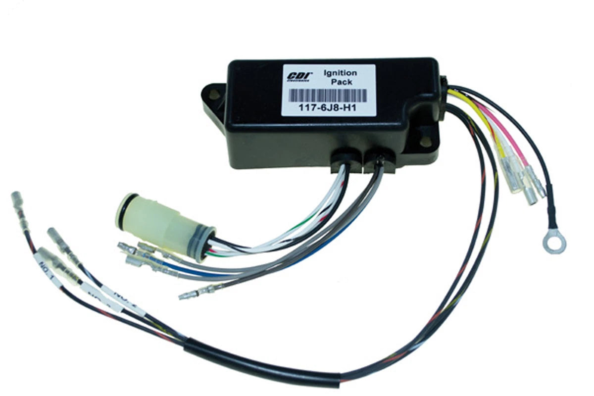 CDI Ignition Pack for Yamaha 25/30 Hp (1987–1998) - 117-6J8-H1