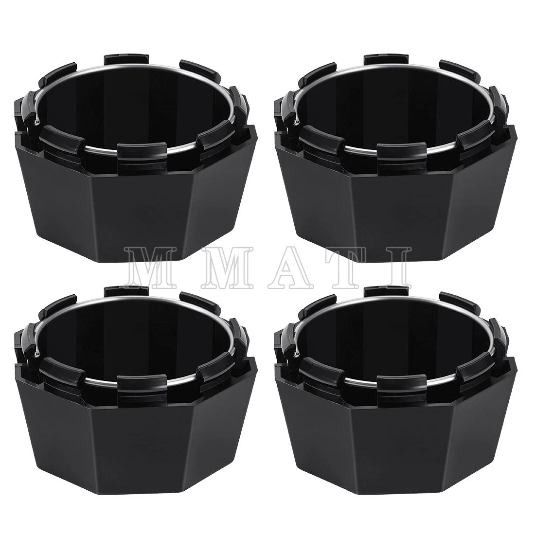 Set of 4 Black Hub Caps Cover for Polaris Sportsman 570 (2015–2025)