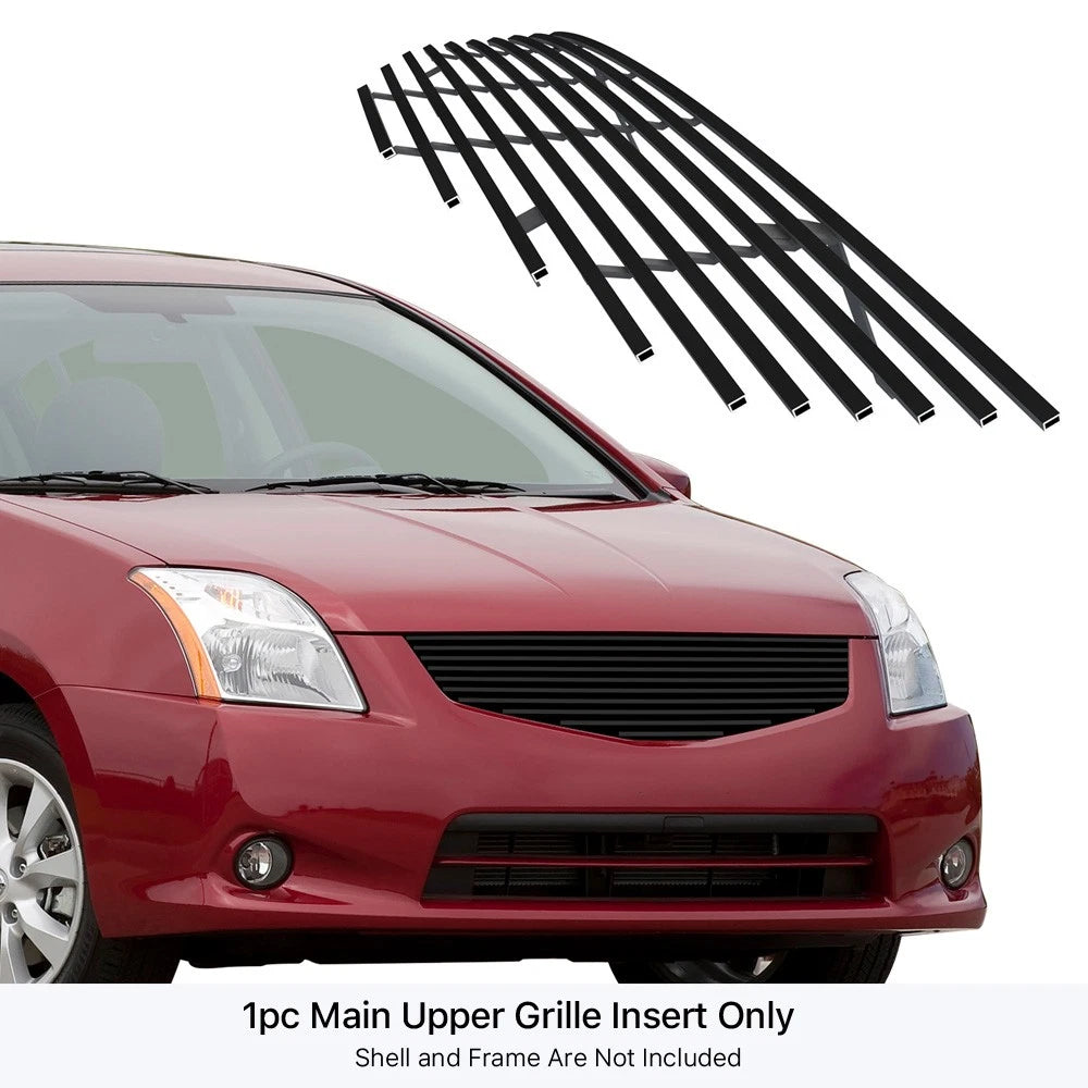 Stainless Black Billet Grille Insert for Nissan Sentra (2010-2012)