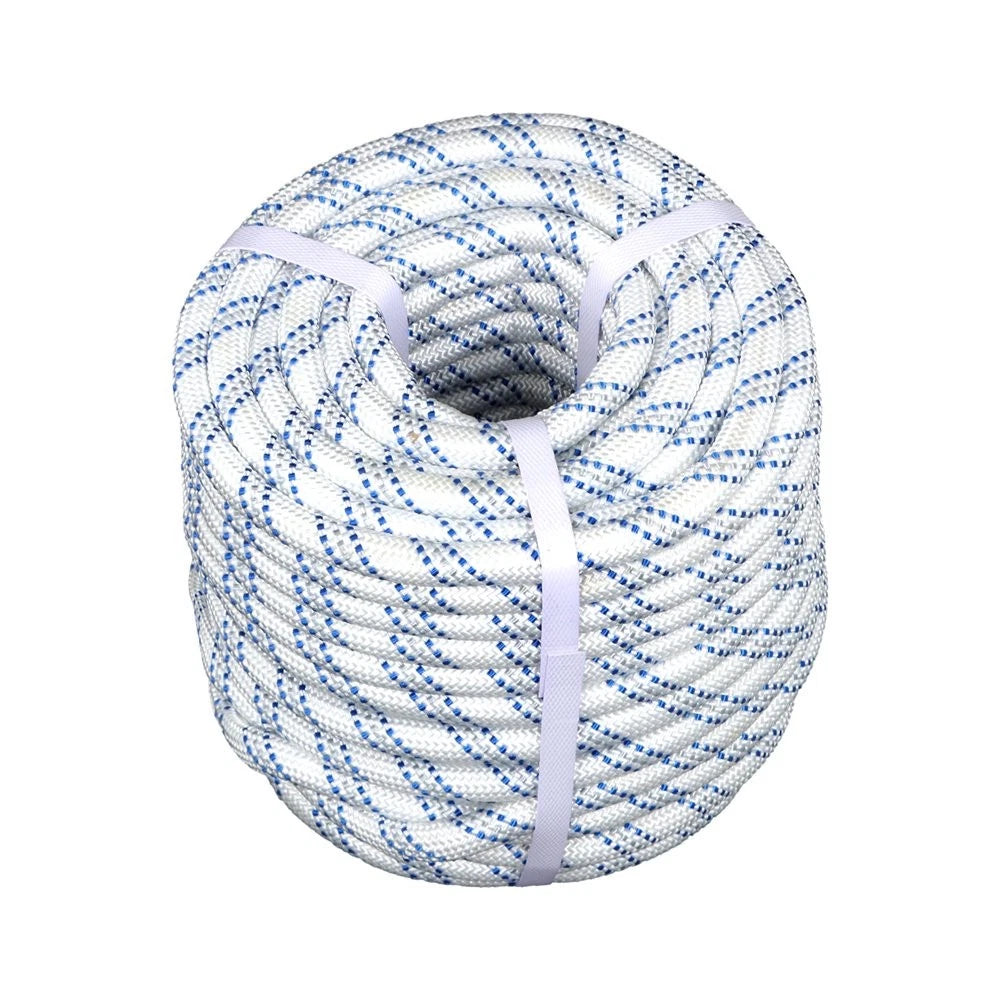 Set of 2 Double Braid Polyester Rope for Arborist Bull Tree Rigging (120')