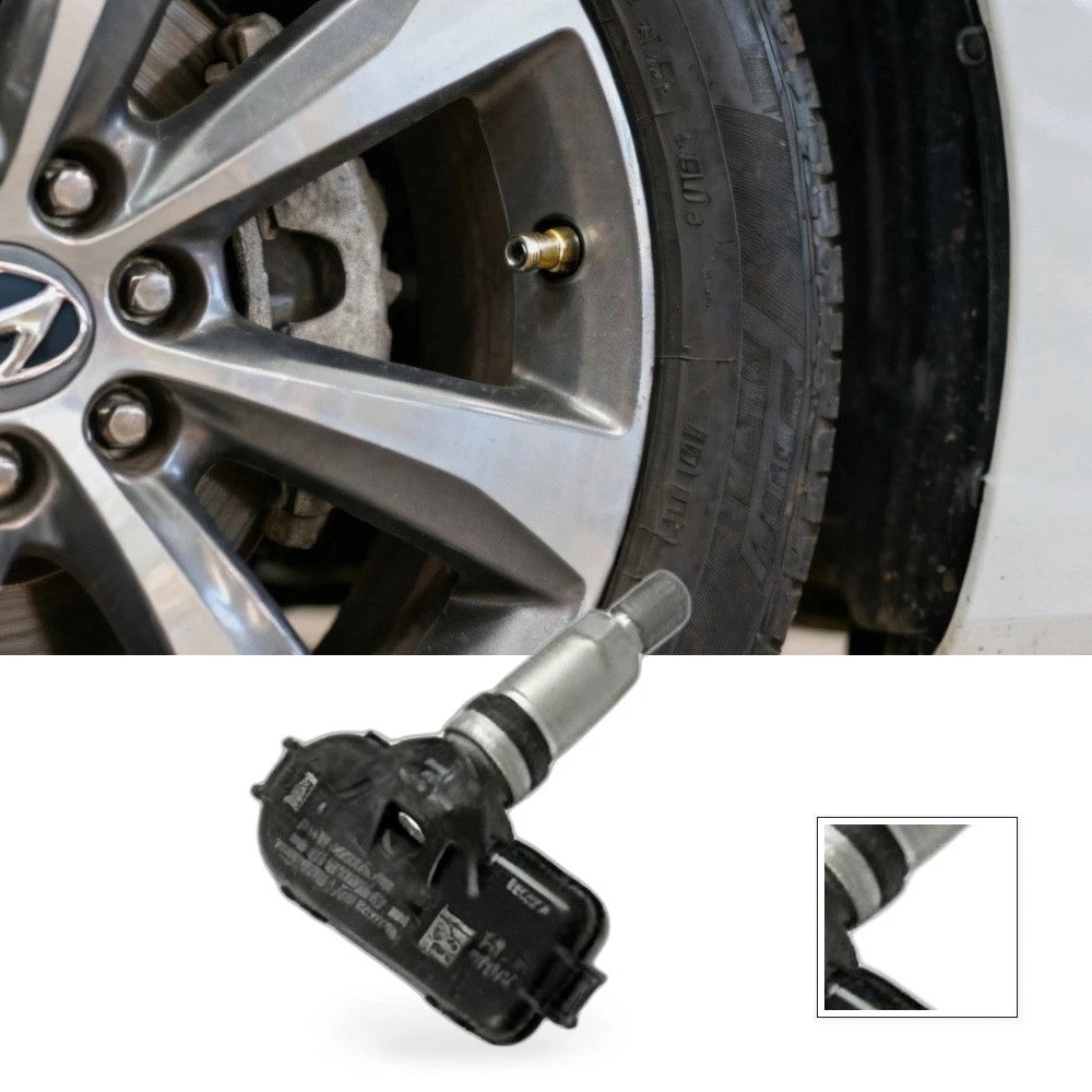 TPMS Sensors Metal Valve Gunmetal for Hyundai Elantra (2010–2015)