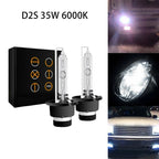 2X Xenon Headlight Bulbs for 6000K