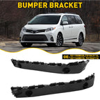 Set of 2 Bumper Retainer Brackets for Toyota Sienna (2011–2020)