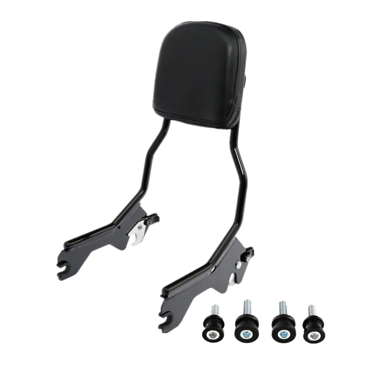Sissy Bar Backrest Pad & Docking Hardware Kit for Harley Fat Bob Low Rider (2018–2025)