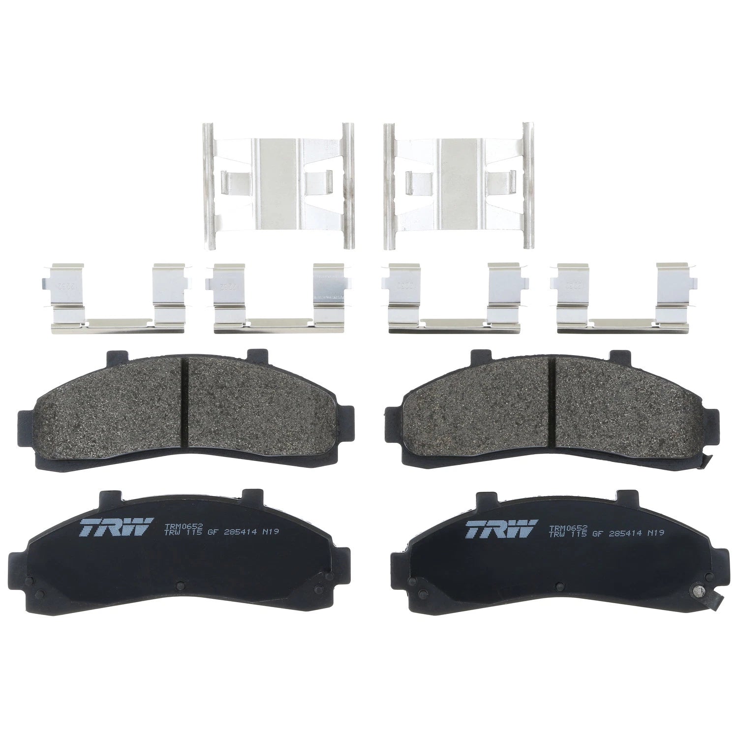 Set of 4 TRW Front Disc Brake Pads for Ford Ranger TRM0652