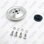 V-Belt Seawater Pump Pulley for Mercruiser Chevy 454 7.4L 502 8.2L (1991–1997) 18365T