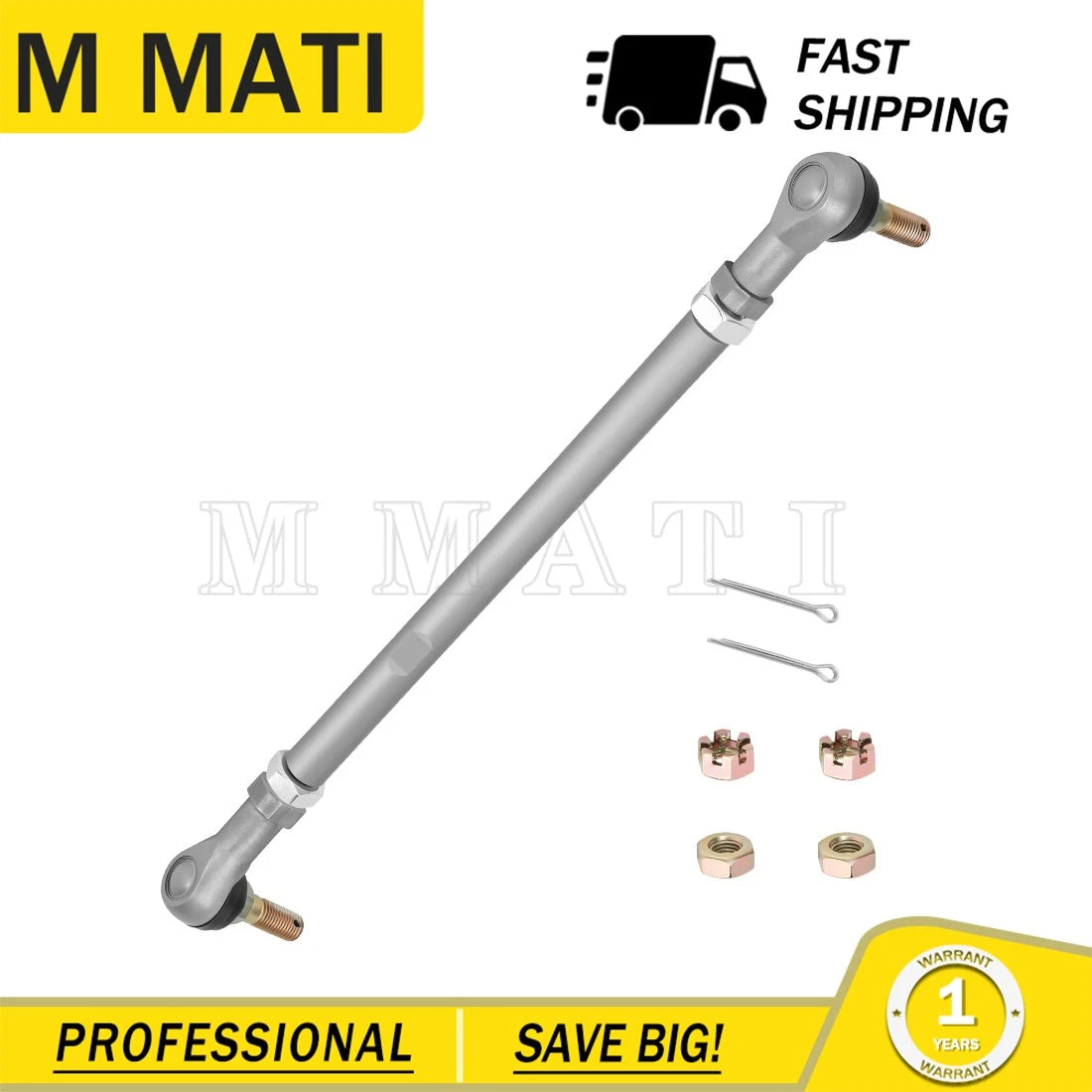 Tie Rod Assembly for Yamaha G14 G16 G19 (1995–2006) JN6-F3830-11-00