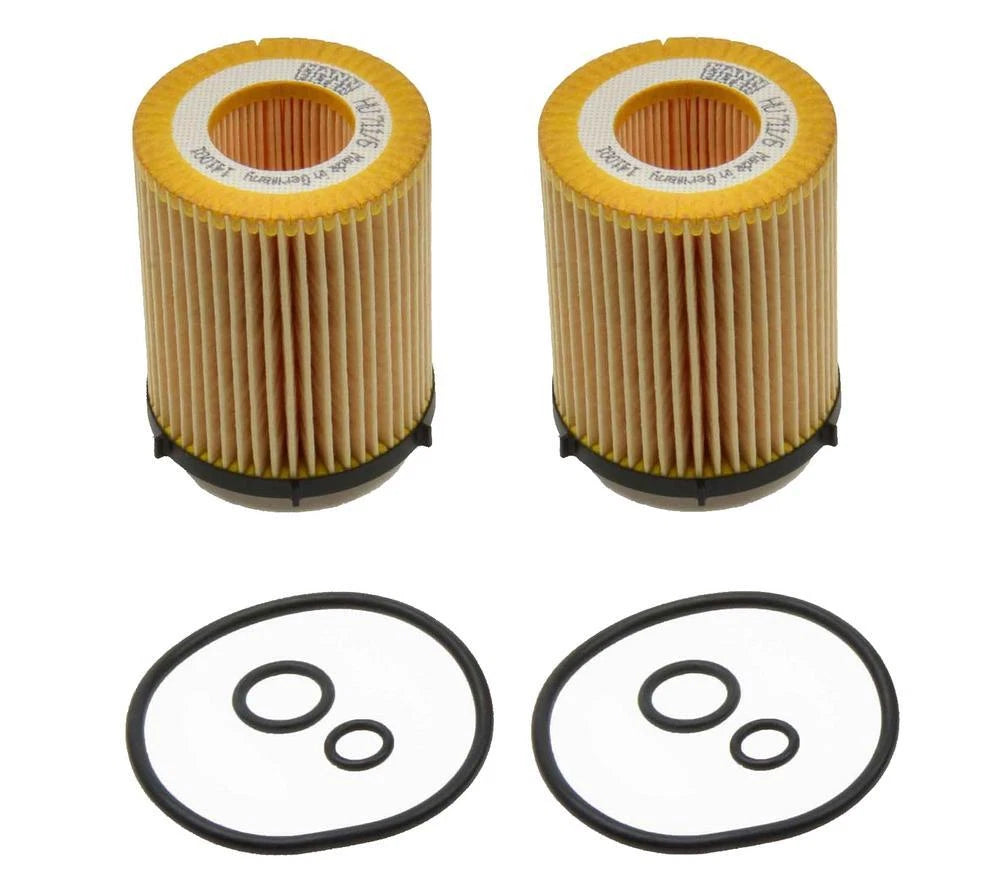 Set of 2 Engine Oil Filters Mann for Mercedes W205 X156 S213 X253 W447 R172