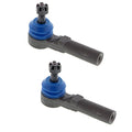 Set of 2 Front Outer Tie Rod Ends for Chrysler Dodge Caravan (2008–2020)