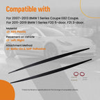Black ABS Extension Kit for BMW 2 Series (2014-2021)