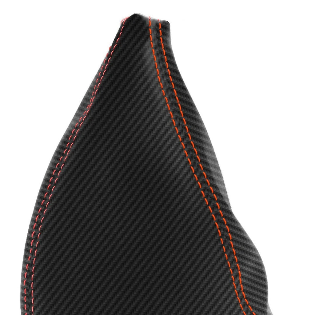 Manual Shift Boot for Jeep Wrangler (2011–2017) Carbon Fiber Red Stitch