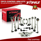 13PCS Control Arm Kit for Audi A4 S4 B6 B7 Quattro (2001–2008)