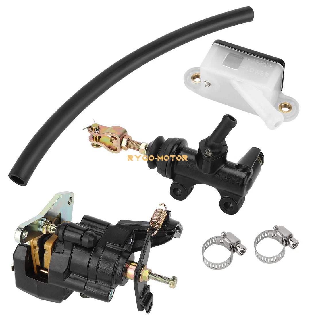 Rear Brake Caliper & Brake Master Cylinder Assy for Honda ATC200X (1983–1985)