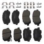 Set of 4 Ceramic Brake Pads for Mitsubishi Outlander/RVR (2013–2019)