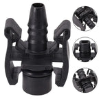 2Pcs Expansion Water Tank Water Hose Straight Connector Accessories for Car