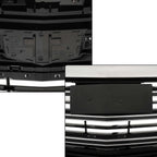 Black Front Upper Chrome Grill for Cadillac XTS (2018-2019)