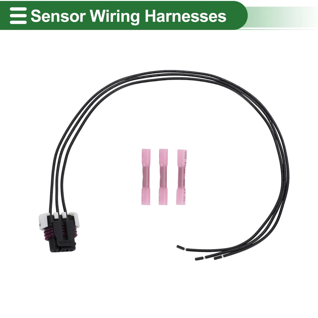 Set of 3 Pin Sensor Wiring Harnesses for Chevrolet Camaro (1994–2002) No.88986451