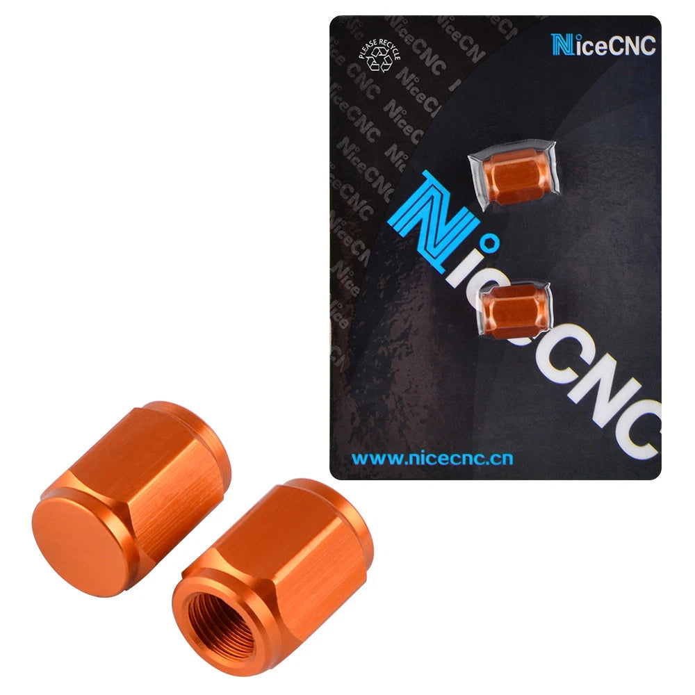 100PCS Tire Rim Valve Dust Cover Caps for KTM 105 XC/SX 125 EXC MX MXC