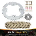 Gold X-Ring Chain 96 Links for Suzuki QuadSport Z400 (2009–2014)