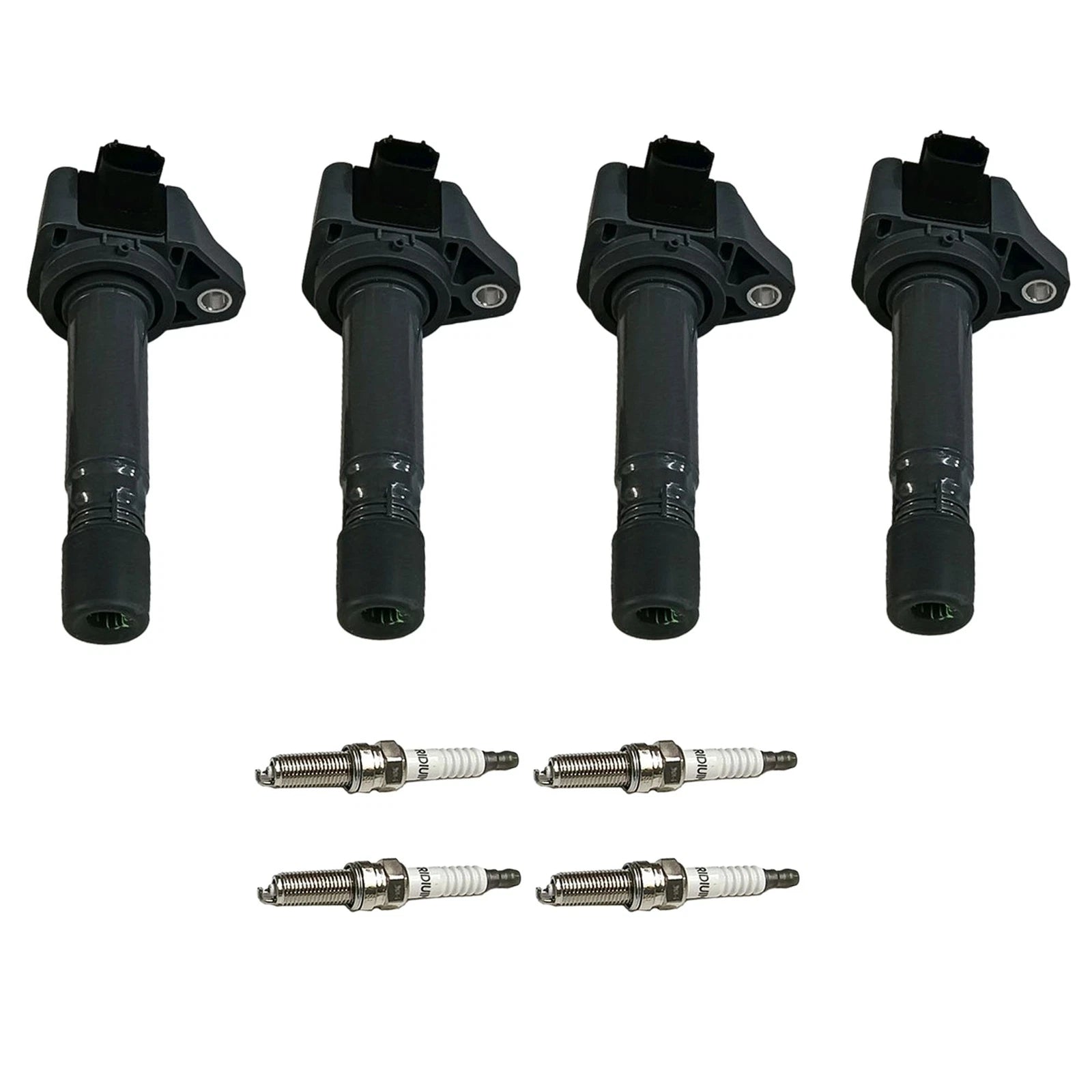 Set of 4 Ignition Coils & Iridium Spark Plugs for Honda Civic (2006–2011)