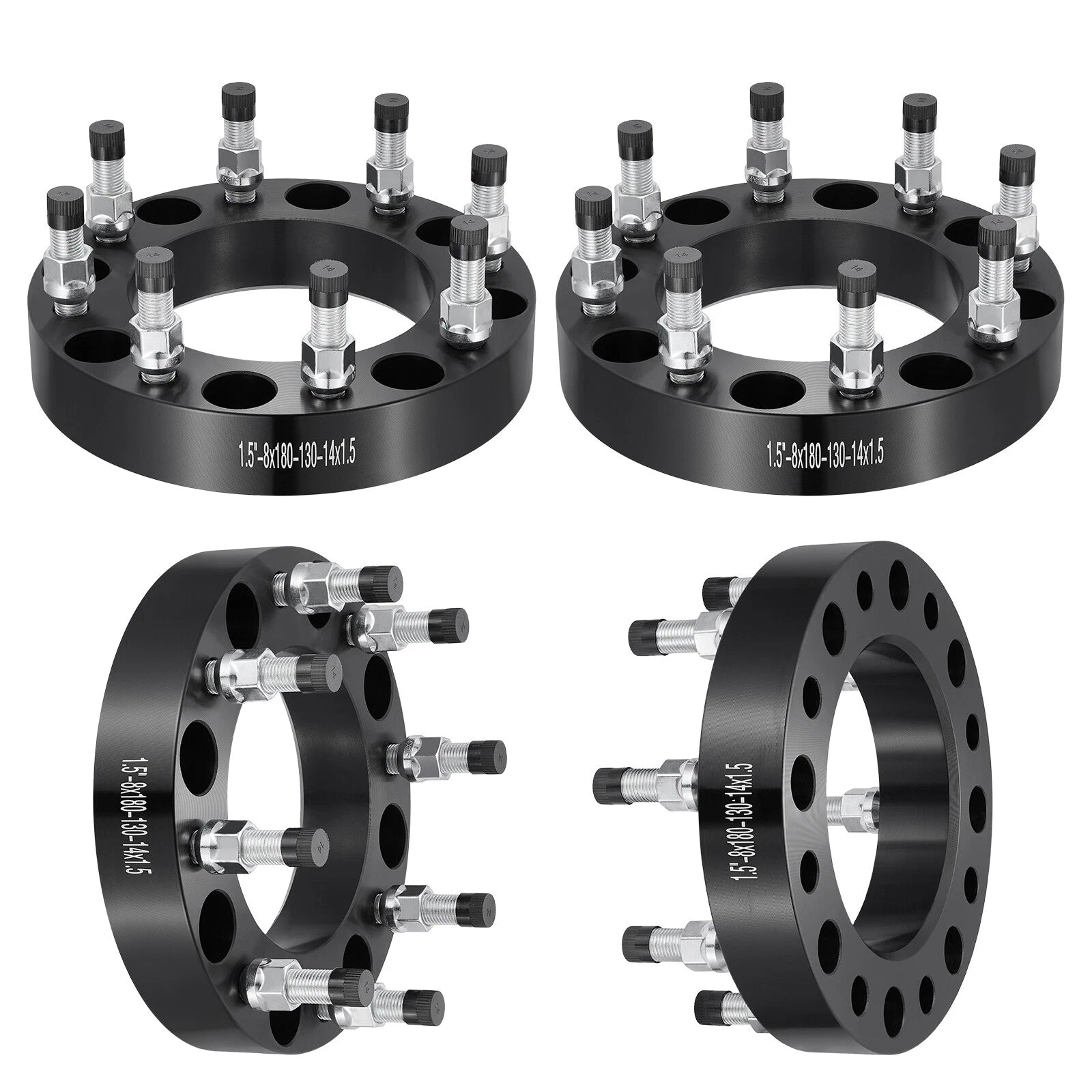 1.5" 8x180 Wheel Spacers for Chevrolet Silverado 2500 HD 3500 HD (4) (2011–2019)