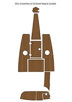 EVA Faux Foam Teak Deck Flooring for Crownline 21SS (2011)