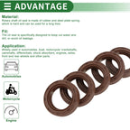 Set of 5 Oil Seals FKM Rubber 28x42x10mm for High Pressure