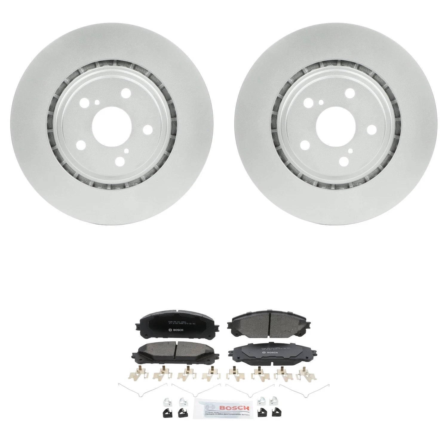 Bosch Quietcast Brake Pad Kit & Rotors for NS200t NX300 NX300h (2015–2019)